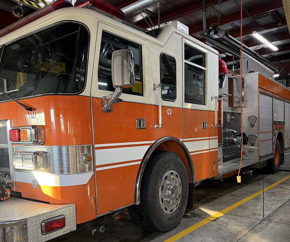 Litchfield Fire Department has a loaner fire engine one of the engines is out for an emergency repair. Firefighters ensured it’s equipped and ready to serve with little to no interruption in service.
