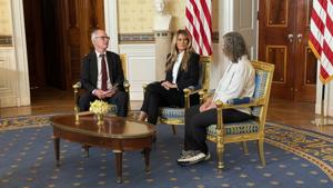 First lady meets with former Oct. 7 hostages