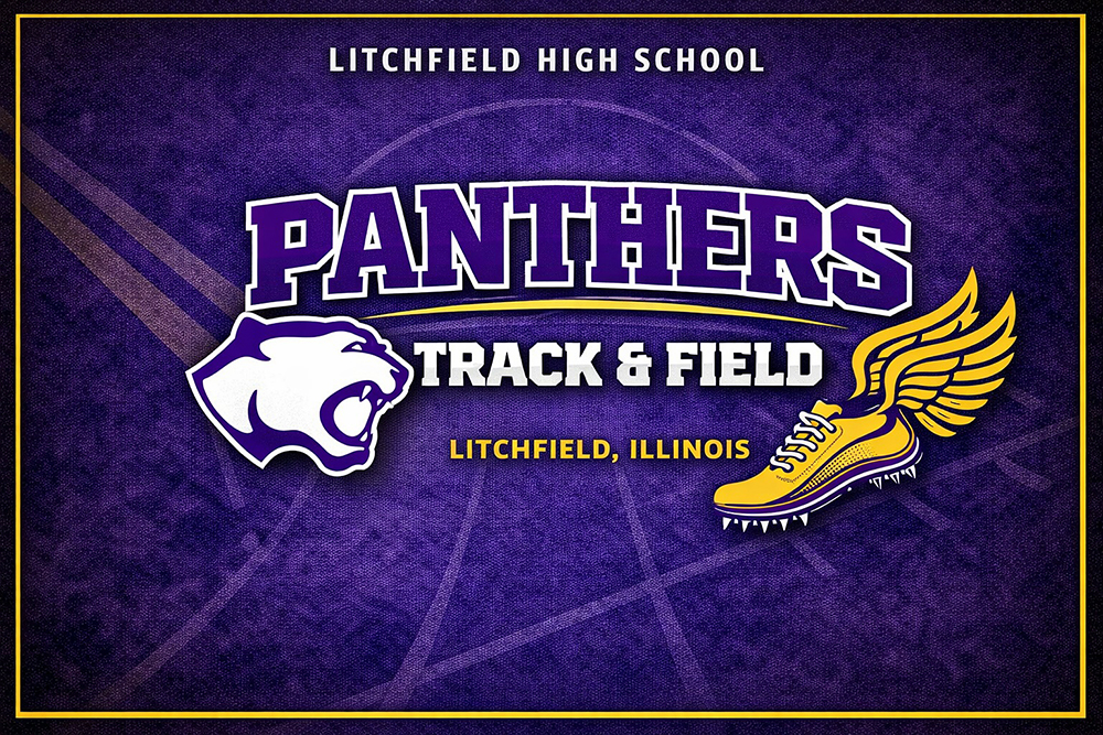 Litchfield Panthers Track Graphic