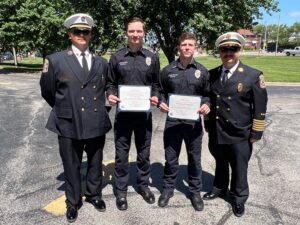 Litchfield Firefighters Zachary Hogan and Brady Bishop Graduate from Fire Academy