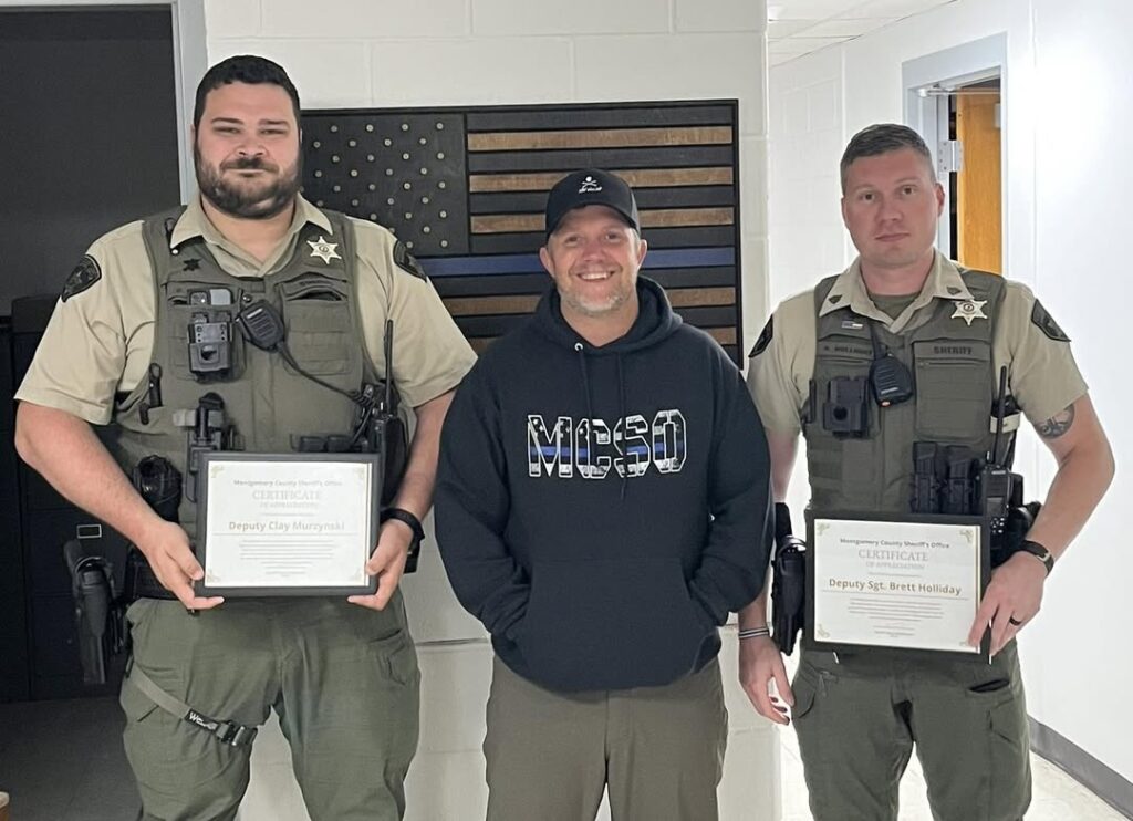 Montgomery County Deputies Honored for Life-Saving Actions During Traffic Stop