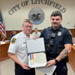 Litchfield Officer Honored for Drug Seizure and Gang Arrests
