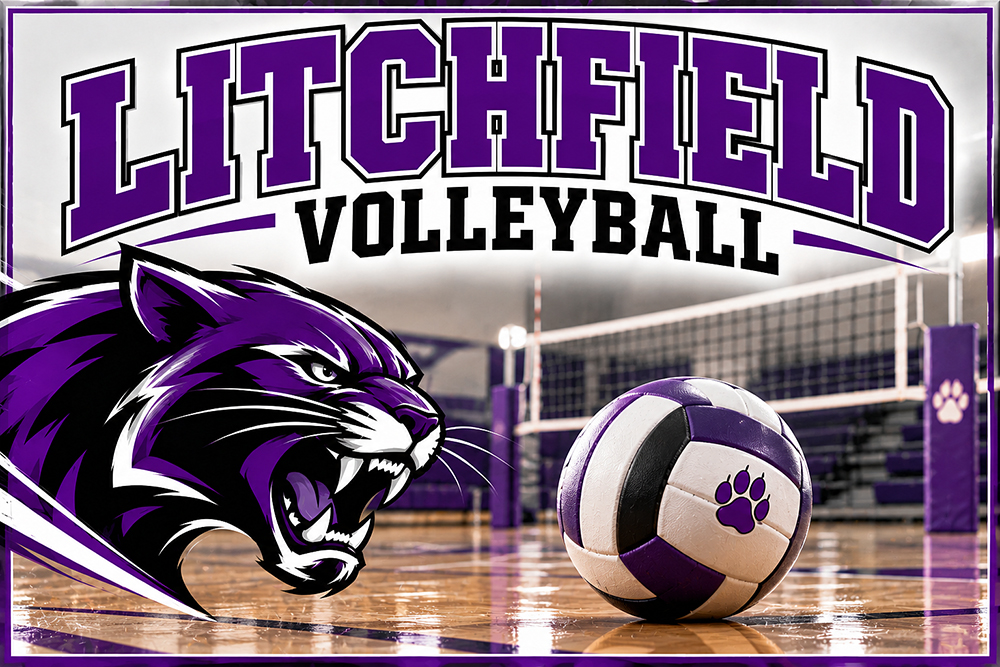Litchfield Volleyball Panther Graphic