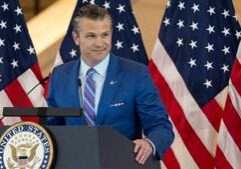 Ships will pass through Strait of Hormuz, Hegseth says