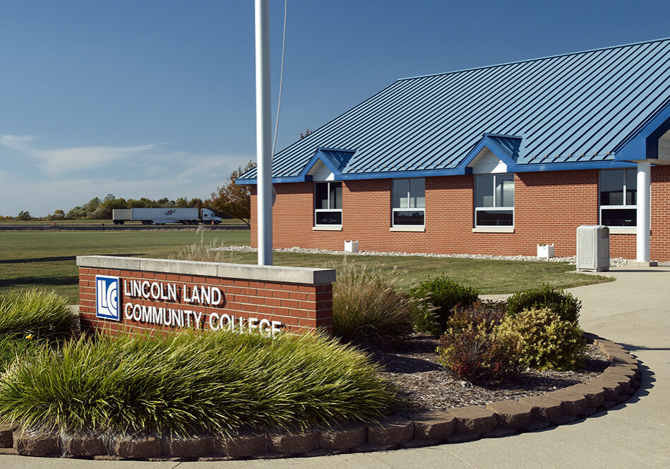 Litchfield lincoln land community college graphic Logo